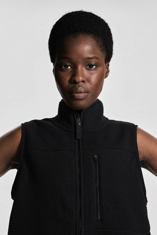 Veste de sport sans manches en polar