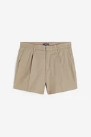 Regular Fit Linen-blend Tailored-look Shorts