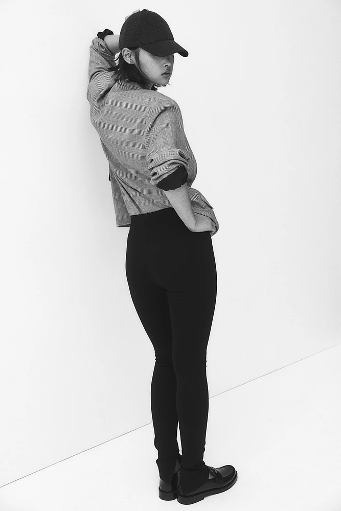 Zip-Hem Leggings