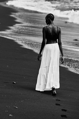 Plumeti Maxi Skirt