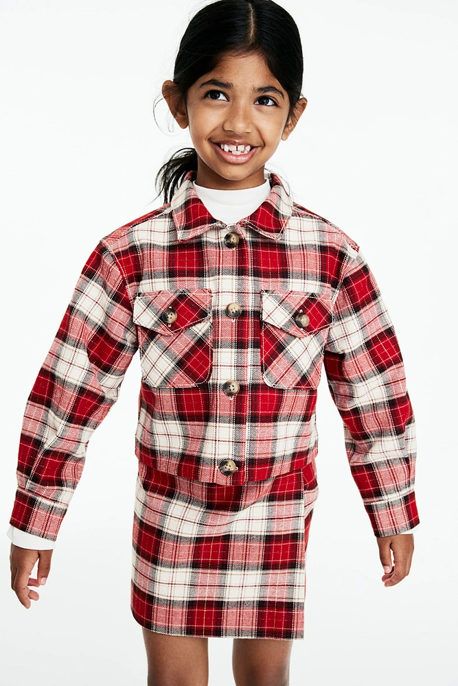 Short Flannel Jacket