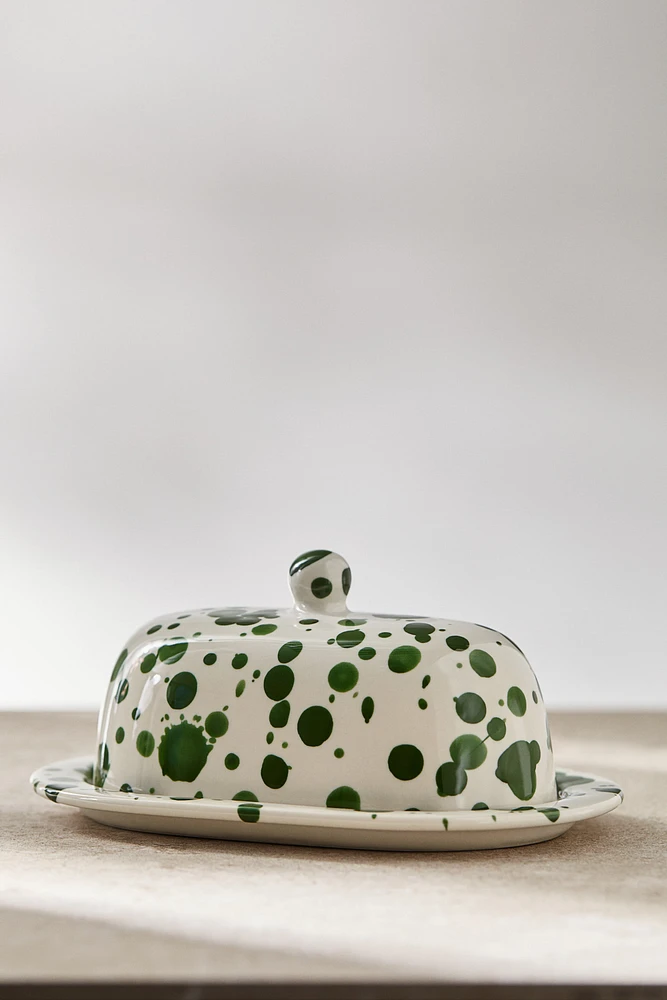 Stoneware Butter Dish