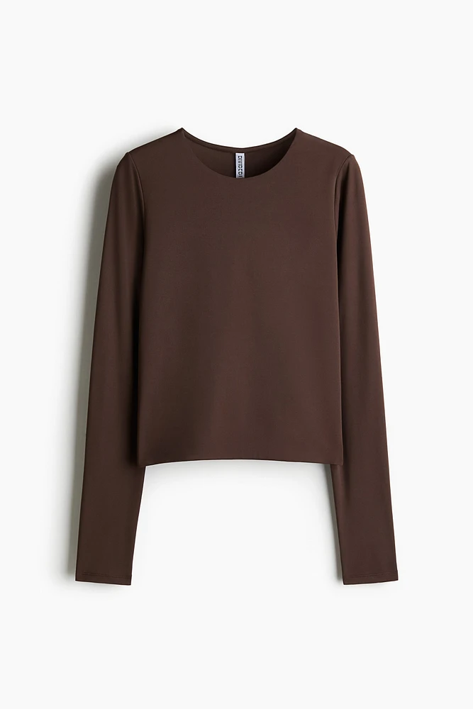 Long-Sleeved Jersey Top