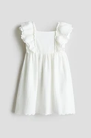 Scalloped-Trim Dress