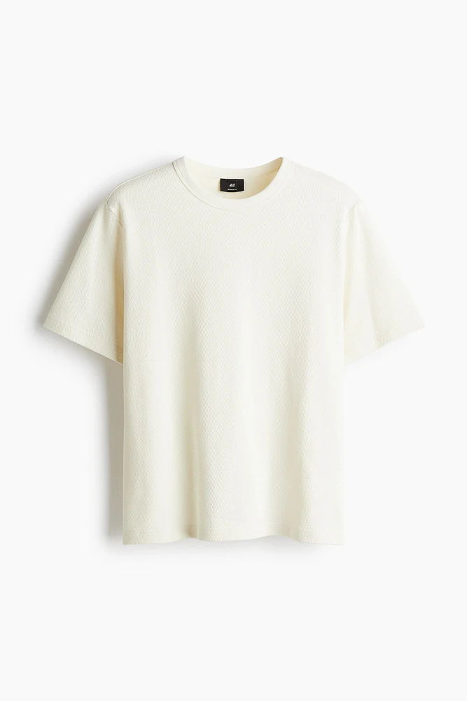T-shirt gaufré classique