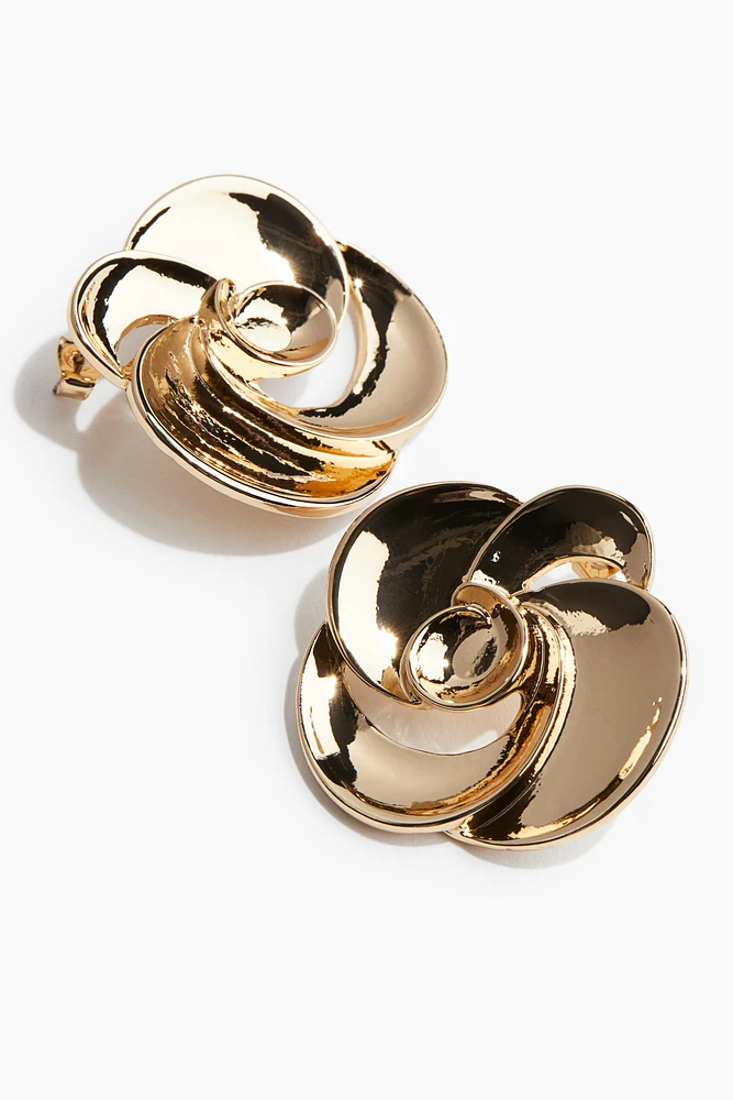 Flower-Shaped Stud Earrings