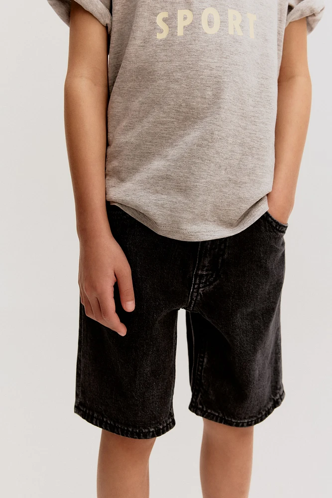 Short en denim