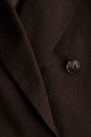 Linen-Blend Blazer