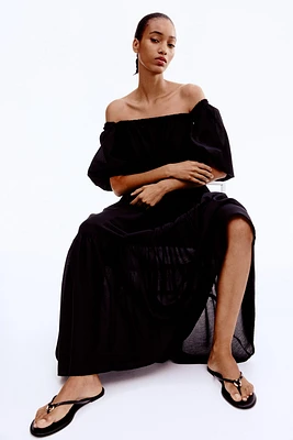 Square-Neck Maxi Dress