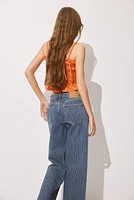 Bleecker High Rise Wide Leg Jeans