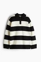 Fine-Knit Polo Shirt