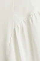 Open-Back Poplin Dress