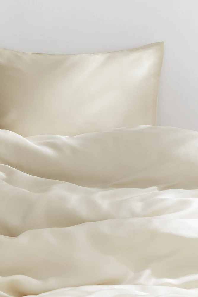 Satin Twin Duvet Cover Set