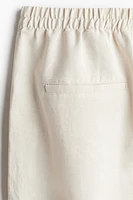 Linen-blend Pants