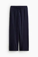 Crease-Front Sweatpants