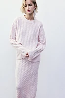 Cable-Knit Sweater