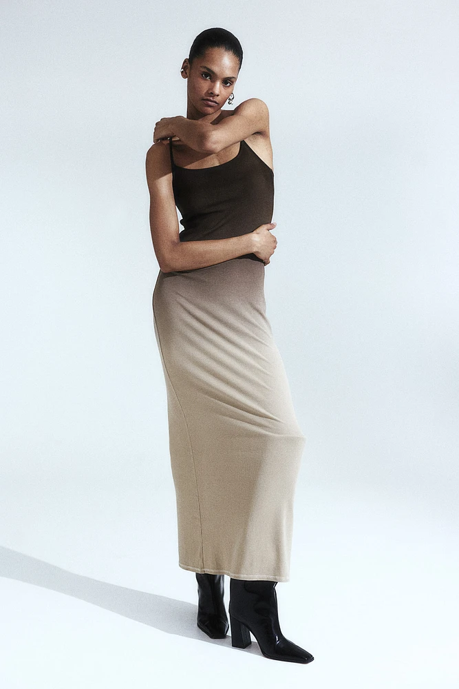 Ribbed Maxi Dress