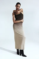 Ribbed Maxi Dress