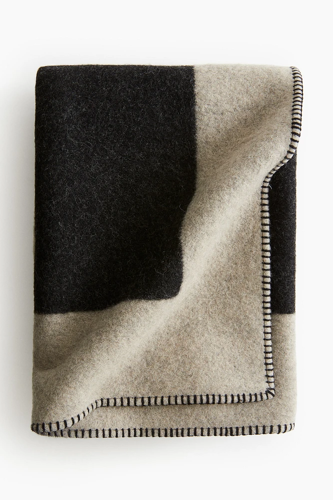 Wool-blend Throw