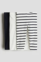 Lot de 3 leggings en coton