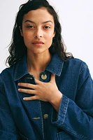 Twill Jacket with Collar