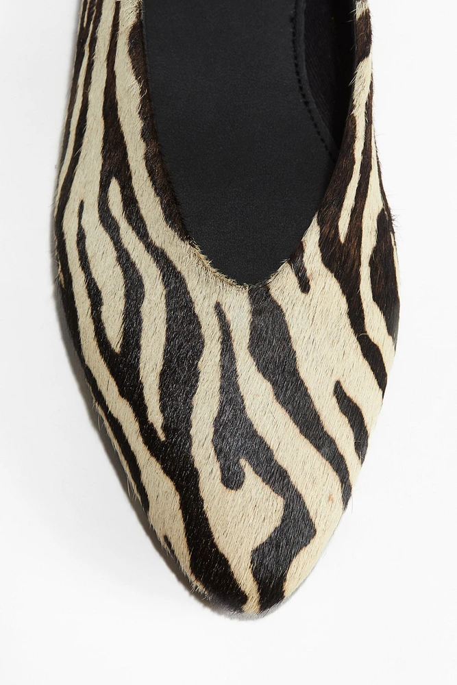 Ballerines en cuir