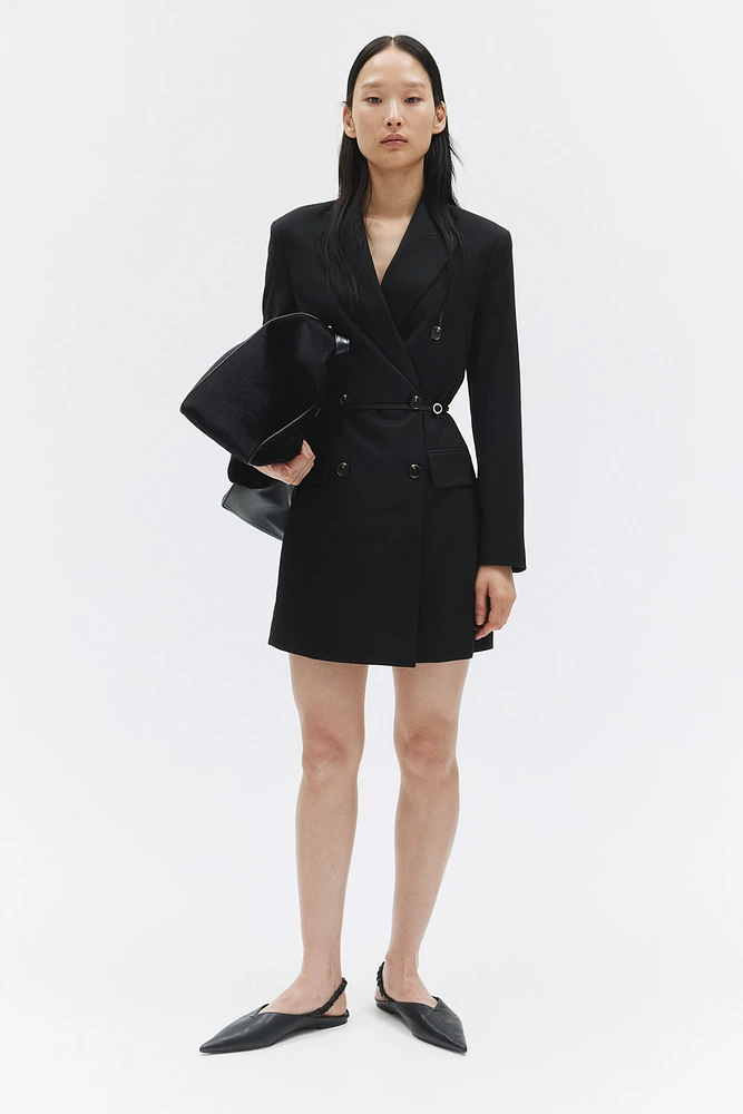 Belted Jacket Dress