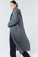 Long Wool-blend Coat