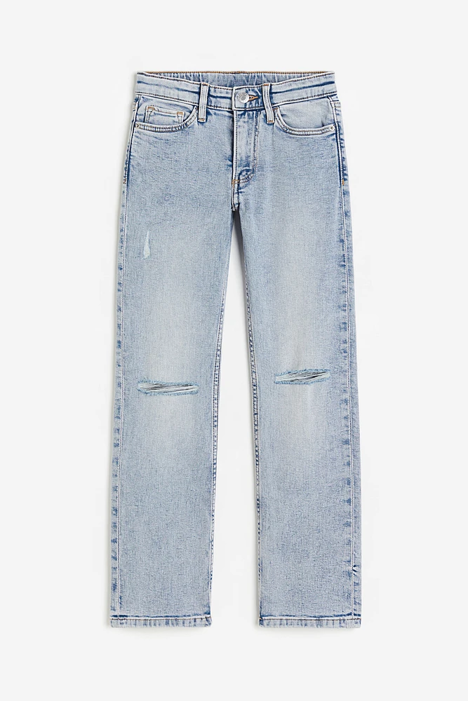 Straight Leg Low Jeans