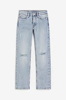 Straight Leg Low Jeans