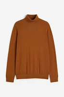 Slim Fit Fine-knit Turtleneck Sweater