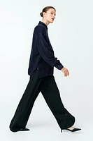 MAMA Slit-Hem Sweater