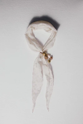 Embroidered Neck Scarf
