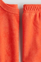 2-Piece Terry Top and Shorts Set