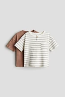 2-pack Ribbed Jersey Shirts