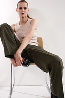 Wide-Leg Cargo Pants