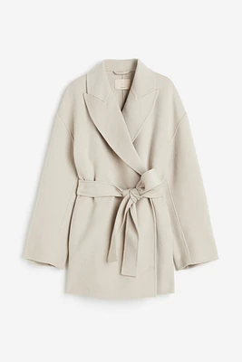 Wool-blend Coat