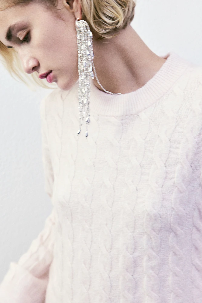 Cable-Knit Sweater