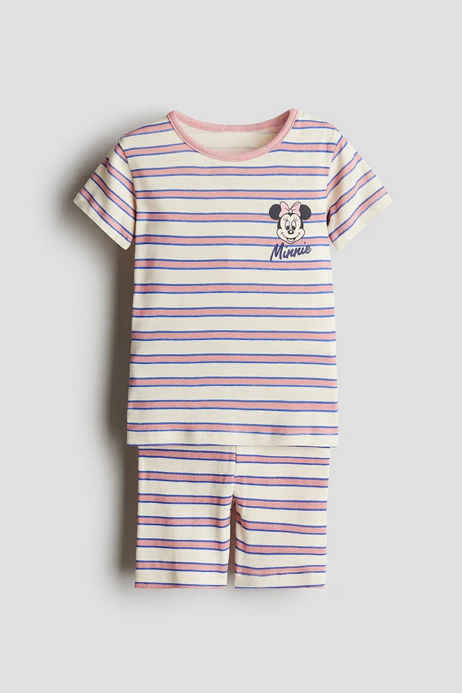 Snug Fit Printed Jersey Pajamas