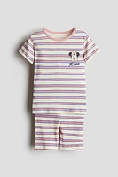 Snug Fit Printed Jersey Pajamas