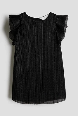 Pleated A-line Dress