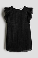 Pleated A-line Dress