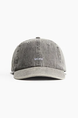 Cotton Cap with Embroidery