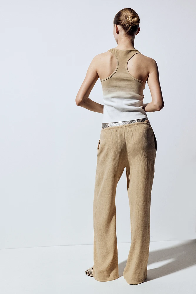 Crêpe Pull-on Pants