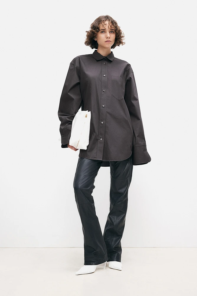 Oversized Poplin Shirt