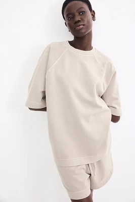 Short-Sleeved Sweatshirt