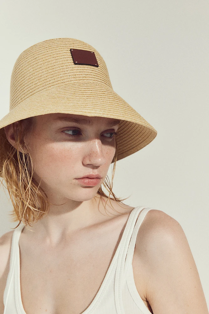 Straw Bucket Hat