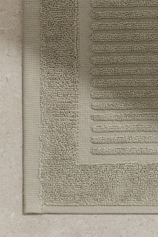 Tapis de bain en coton éponge
