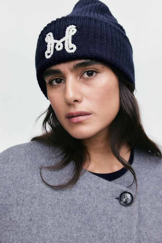 Rib-Knit Beanie