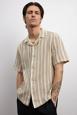 Regular-Fit Textured Resort Shirt